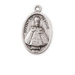Medalik - Praskie Dzieciątko Jezus - wys. 2,2 cm
