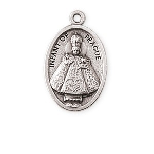 Medalik - Praskie Dzieciątko Jezus - wys. 2,2 cm