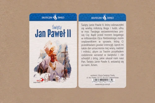 Karta Skuteczni Święci - Św. Jan Paweł II