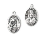 Medalik z Panem Jezusem w koronie cierniowej - Ecce Homo - wys. 2,2 cm