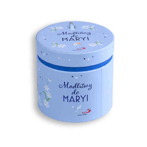 Pudełko z karteczkami "Modlitwy do Maryi" - Upominek religijny