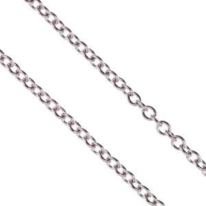 Łańcuszek ze stali nierdzewnej do medalika - splot kotwica - dłg. 55 cm