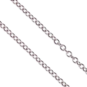 Łańcuszek ze stali nierdzewnej do medalika - splot kotwica - dłg. 55 cm