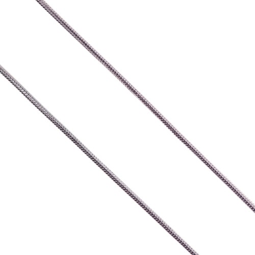Łańcuszek do krzyżyka i medalika typu żmijka - długość 55 cm, szerokość 0,1 cm