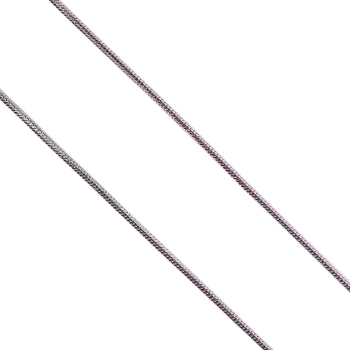 Łańcuszek do krzyżyka i medalika typu żmijka - długość 55 cm, szerokość 0,1 cm