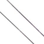 Delikatny łańcuszek z zapięciem do medalika - Stal nierdzewna - dłg 55 cm, szer 0.1 cm