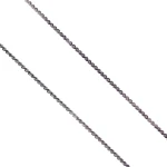 Delikatny łańcuszek z zapięciem do medalika - Stal nierdzewna - dłg 55 cm, szer 0.1 cm