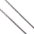 Łańcuszek do krzyżyka, lube medalika - Splot popcorn - Dłg. 55 cm, szer. 0,1 cm - splot z bliska