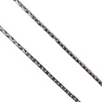 Łańcuszek do krzyżyka, lube medalika - Splot popcorn - Dłg. 55 cm, szer. 0,1 cm