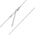 Łańcuszek do medalika ze stali nierdzewnej - Typ Cardano - dłg. 55 cm, szer. 0,2 cm