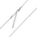 Łańcuszek do medalika ze stali nierdzewnej - Typ Cardano - dłg. 55 cm, szer. 0,2 cm