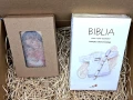 Zestaw na prezent chrzcielny dla chłopca - Ikona z aniołem + Biblia
