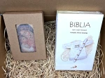 Zestaw na prezent chrzcielny dla chłopca - Ikona z aniołem + Biblia