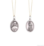 Medalik religijny świętej Faustyny - wys 2.2 cm