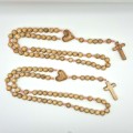 Różaniec drewniany handmade - Dla kobiet - Koraliki o średnicy 14 mm - porównanie dwóch różańców