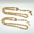 Różaniec drewniany handmade - Dla kobiet - Koraliki o średnicy 14 mm - porównanie dwóch różańców