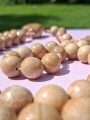 Różaniec drewniany handmade - Dla kobiet - Koraliki o średnicy 14 mm - koraliki z polskiego drewna