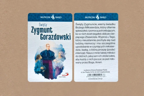 Karta Skuteczni Święci - Św. Zygmunt Gorazdowski
