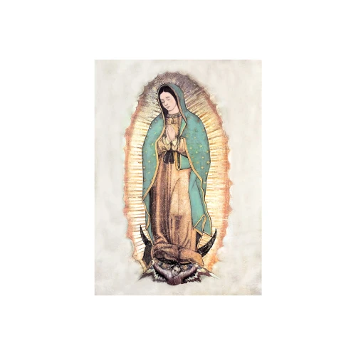 Plakat religijny - Matka Boża Guadalupe - A4 - do umieszczenia w ramie
