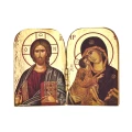 Ikona dyptyk - Matka Boża - Pan Jezus